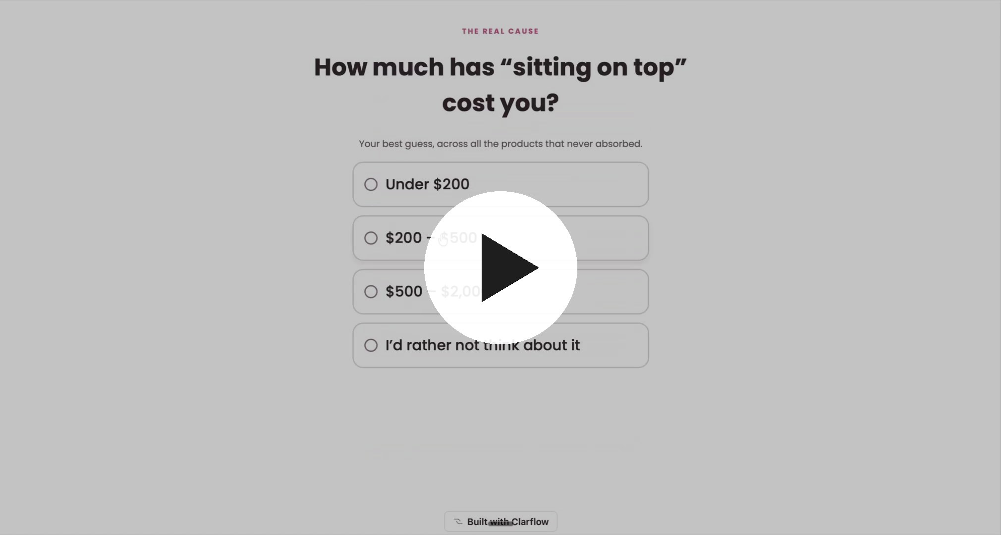 Watch the demo: Claude Code one-shots a complete Quasi quiz funnel through the Clarflow MCP